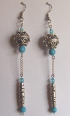 Boucles d'oreilles orientales