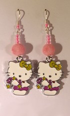 Boucles d'oreilles Hello Kitty