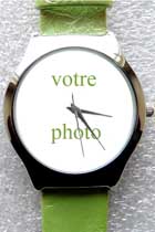 Montre photo personnalisable