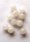 Perles Jade blanc 10mms